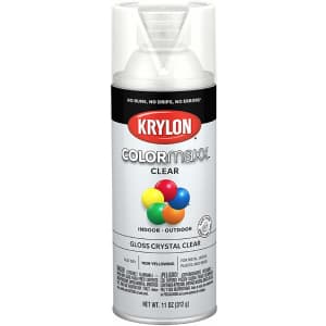 Krylon COLORmaxx 11-oz. Acrylic Clear Finish for $5
