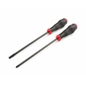 TEKTON High-Torque Black Oxide Blade Screwdriver Set, 2-Piece (#2, 1/4 in.) | Made in USA | DRV41220 for $25