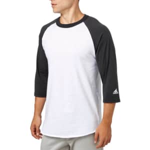 adidas Men's Triple Stripe Baseball Shirt From $3.24