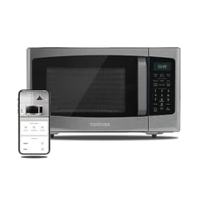 Toshiba ML-SEM23P(BS) Smart Countertop Microwave, Voice Control with Alexa, Free Recipe in APP, for $140