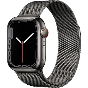 Apple Watch Series 7 GPS + Cellular 41mm Smart Watch w/ Graphite Case and Loop for $429