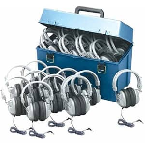 HamiltonBuhl Hamilton Buhl Lab Pack w/ 24 HA7 Headphones in Large Carry Case for $289