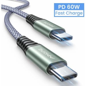 Ainope USB C Charging Cable 2-Pack for $6