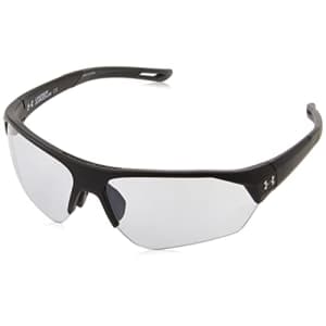 Under Armour UA Playmaker Wrap Sunglasses, Black Gray, 72mm, 10mm for $50