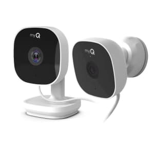 myQ Smart Indoor & Outdoor Camera Bundle for $68 myQ Smart Indoor & Outdoor Camera Bundle for $68
