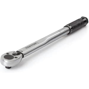 Tekton 3/8" Drive Micrometer Torque Wrench for $39