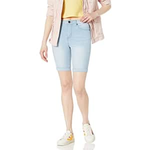 V.I.P. JEANS Women's Super Cute Jeans Shorts Acid Washed, Faded Bermuda, 9 for $9