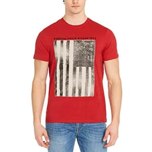 Buffalo David Bitton Men's T-Shirt, Cranberry, Large for $18