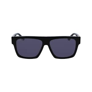 Lacoste Men's L984S Rectangular Sunglasses, Black, One Size for $195