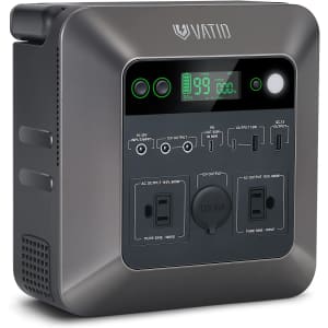 Vatid 712.25Wh 600W Portable Power Station for $299 Vatid 712.25Wh 600W Portable Power Station for $299