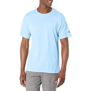 Champion, Classic T-Shirt, Men's Tee (Reg. or Big & Tall), Swiss Blue, 5X-Large Tall for $12