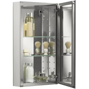 Kohler 15" x 26" Mirrored Frameless Bathroom Medicine Cabinet for $165