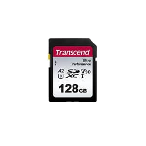 Transcend 128GB SD Card UHS-I U3 A2 Ultra Performance TS128GSDC340S for $16