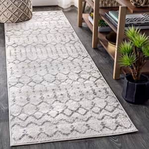 JONATHAN Y MOH101B-210 Moroccan Hype Boho Vintage Diamond 2 ft. x 10 ft Runner-Rug, Bohemian, for $52