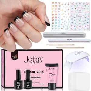 Jofay Fashion Gel Nail Tips Kit for $22