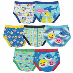 Handcraft Baby Shark Toddler Boys' Underwear 7-Pack for $9