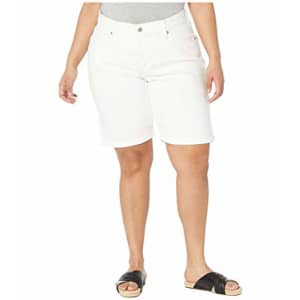Levi's Women's Plus-Size Shaping Bermuda Shorts, Simply White, 44 (US 24) for $9 Levi's Women's Plus-Size Shaping Bermuda Shorts, Simply White, 44 (US 24) for $9