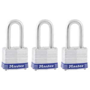 Master Lock Laminated Padlock 3-Pack for $6 Master Lock Laminated Padlock 3-Pack for $6