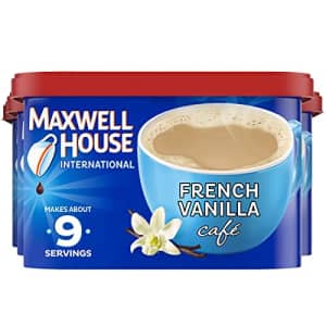 Maxwell House International French Vanilla Caf-Style Instant Coffee Beverage Mix (4 ct Pack, 8.4 oz for $22