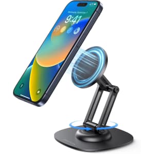 Omoton 360° Rotating Magnetic Phone Stand for $14