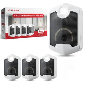 Ultrasonic Pest Control Repeller 4 Pack for $20 Ultrasonic Pest Control Repeller 4 Pack for $20