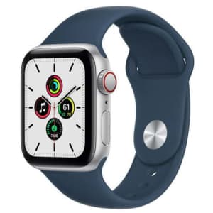 Apple Watch SE GPS + Cellular 40mm Aluminum Smartwatch for $129