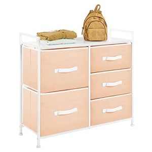 mDesign Storage Dresser Furniture Unit - Large Standing Organizer Chest for Bedroom, Office, Living for $58