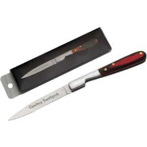 SZCO Supplies Cowboy Toothpick Knife. That's a $4 low.
