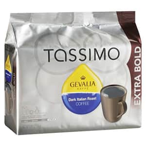 Gevalia Italian Dark Roast Coffee T-Discs for Tassimo Brewing Systems (12 T-Discs) for $30 Gevalia Italian Dark Roast Coffee T-Discs for Tassimo Brewing Systems (12 T-Discs) for $30
