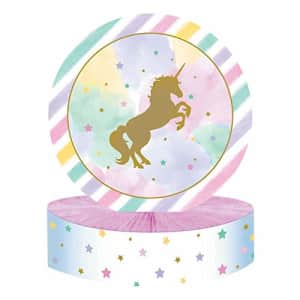 Fun Express - Unicorn Sparkle Centerpiece for Birthday - Party Supplies - Licensed Tableware - Misc for $13