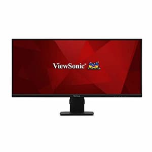 ViewSonic VA3456-MHDJ 34 Inch 21:9 UltraWide WQHD 1440p Monitor Frameless IPS with Ergonomics for $371
