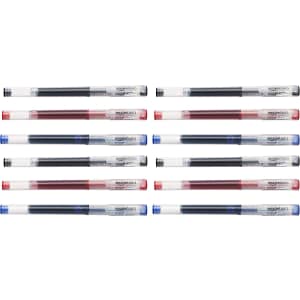 Amazon Basics Rollerball Pen 12-Pack for $2