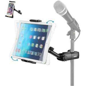 Moukey Mic Stand and Tablet Holder for $9