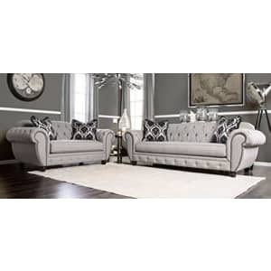 Furniture of America Bowie Sofas, Gray for $3,348