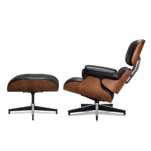 Replica Eames A+ Premium Taller Mid-Century Lounge Chair and Ottoman for $824