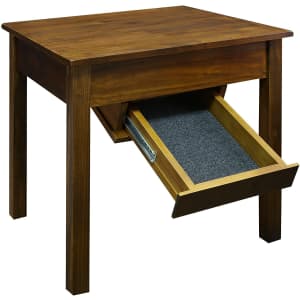 Casual Home Kennedy End Table w/ Concealed Drawer for $86