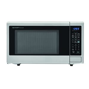 SHARP Stainless Steel Carousel 1.8 Cu. Ft. 1100W Countertop Microwave Oven (ISTA 6 Packaging), for $180 SHARP Stainless Steel Carousel 1.8 Cu. Ft. 1100W Countertop Microwave Oven (ISTA 6 Packaging), for $180