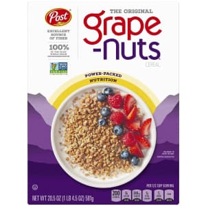 Grape Nuts 20.5-oz. Box for $2.84 via Sub & Save