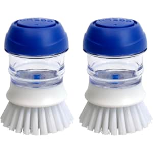 Celox Dish Brush with Soap Dispenser 2-Pack for $9