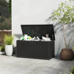 Yitahome 150-Gallon Resin Deck Box for $116