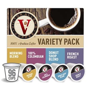 Victor Allen's Donut Shop, Morning Blend, 100% Colombian, and French Roast Variety Pack for K-Cup, Keurig 2.0 for $46