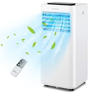 COSTWAY 10000 BTU Portable Air Conditioner, 3 in 1 AC Unit, Fan & Dehumidifier w/Sleep Mode, 24H for $234