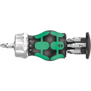 Wera 05008885001 Kraftform Kompakt Stubby magazine RA 3, Stubby Ratchet Screwdriver with Bit for $45 Wera 05008885001 Kraftform Kompakt Stubby magazine RA 3, Stubby Ratchet Screwdriver with Bit for $45