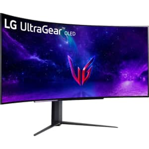 LG UltraGear 45" Ultrawide 1440p HDR 240Hz Curved G-Sync OLED Monitor for $1,300