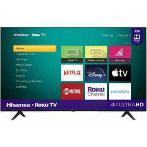 Hisense R6 Series 50" 4K HDR LED UHD Roku Smart TV for $261 Hisense R6 Series 50" 4K HDR LED UHD Roku Smart TV for $261
