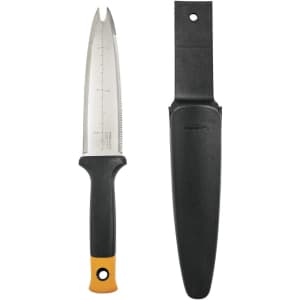 Fiskars Garden Hori Knife with Sheath for $23