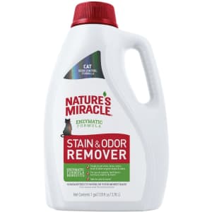 Nature's Miracle 1-Gallon Stain and Odor Remover for $25