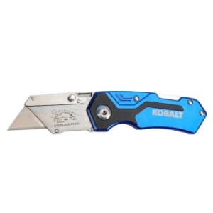 Kobalt Compact Lockback Folding Utility Knife for $6 Kobalt Compact Lockback Folding Utility Knife for $6