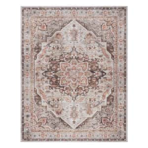 Gertmenian Printed Indoor Boho Area Rug - Non Slip, Ultra Thin, Super Strong, Tufted Rug - Home for $37