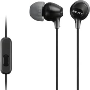 Sony Wired Earbud Headphones for $7